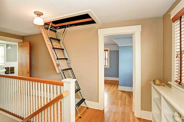 New drop down loft ladder installed